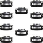 Wig Clips, Hair Extension Clips, U-Shape Metal Clips, Combs Clips, for DIY Hair Extension : Belovely wigs store